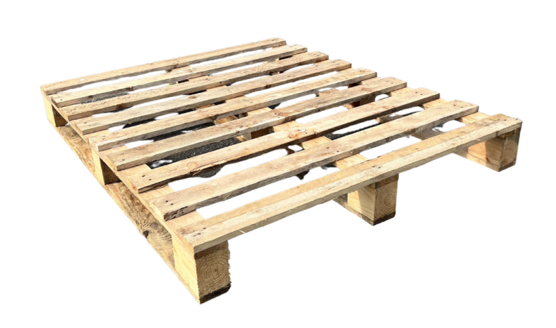 reused wooden pallet