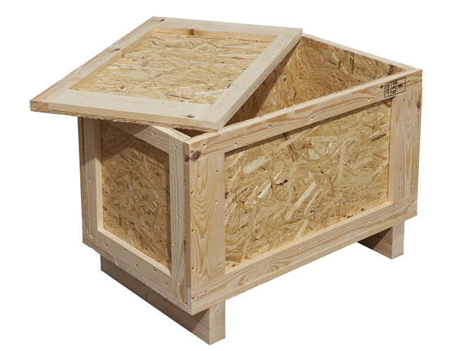 Wooden crates for storage 