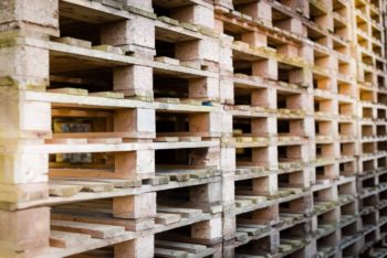 wooden pallets